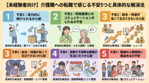 介護転職不安　課題